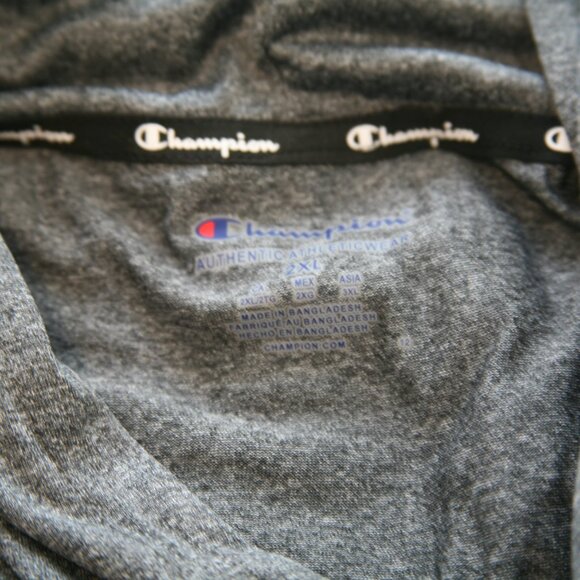 Champion University of Kentucky Long Sleeve Hooded TShirt, Size XXLarge, Gray - Picture 3 of 3